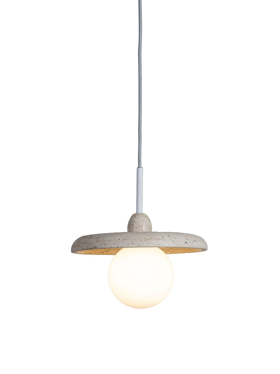 Tivoli dia.25 x h 16cm disc, Hvid, loftlampe