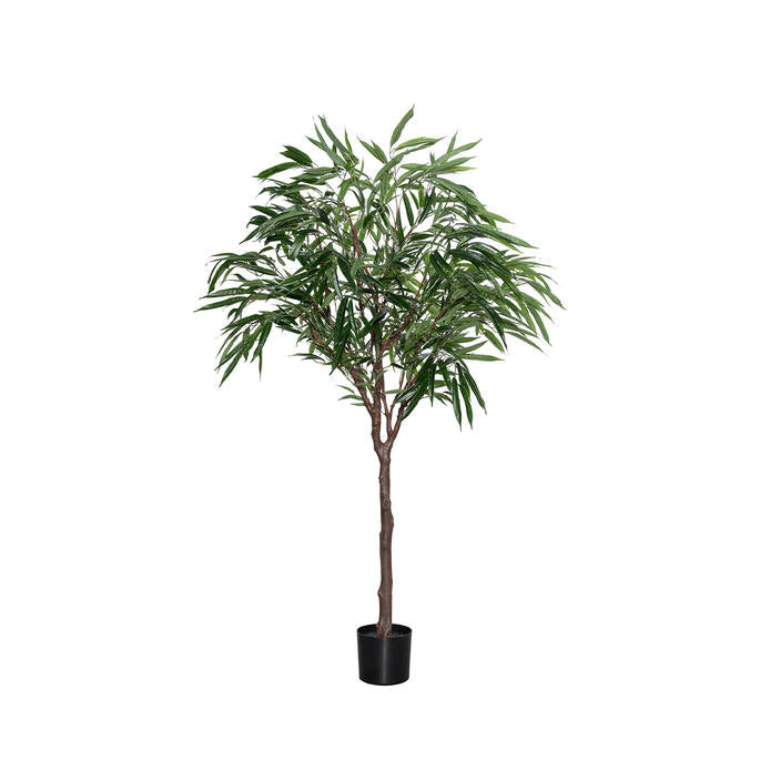 Ficus Alii træ L, grøn, Kunstig plante 180 cm. høj
