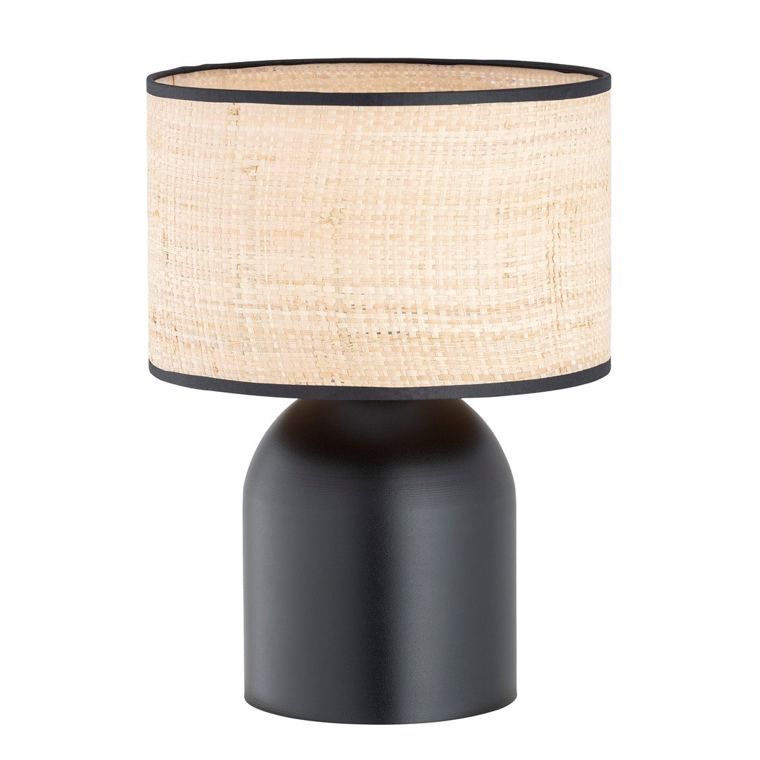 ASPEN LN1 SORT/RATTAN Bordlampe