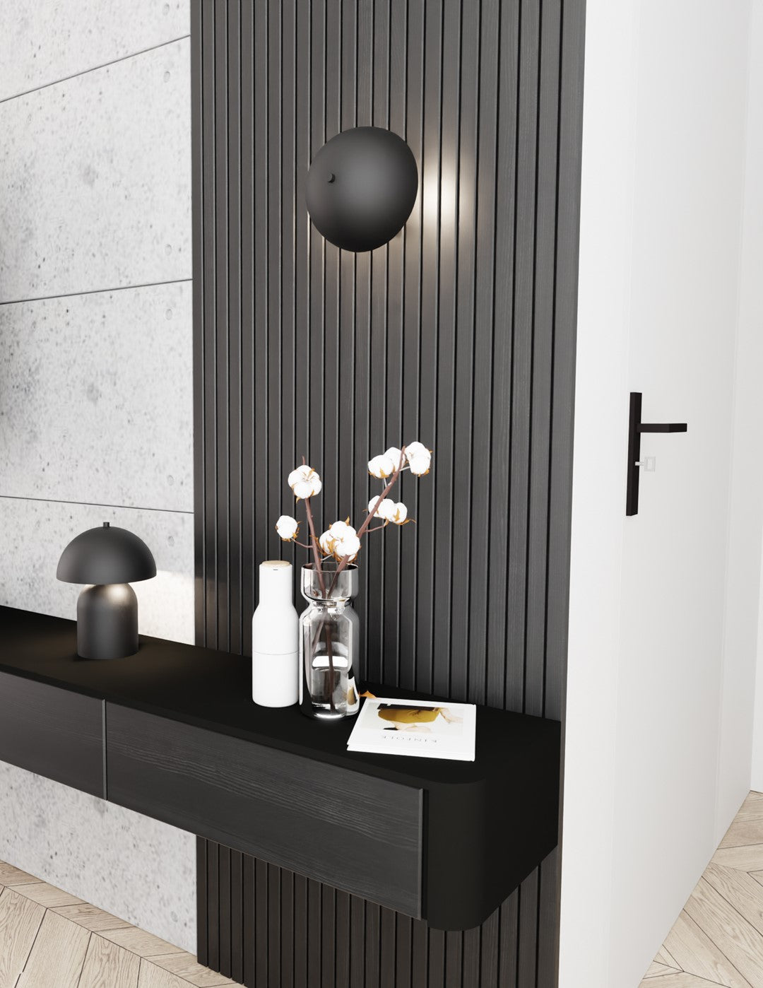 MUSH LN2 BLÅ Bordlampe