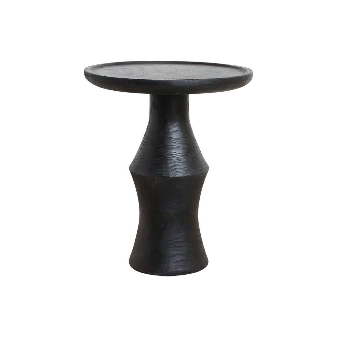Nero teak side bord Twilight - Sort