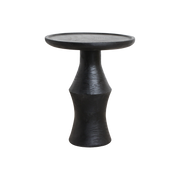 Nero teak side bord Twilight - Sort