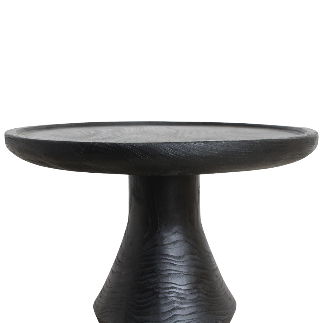 Nero teak side bord Twilight - Sort