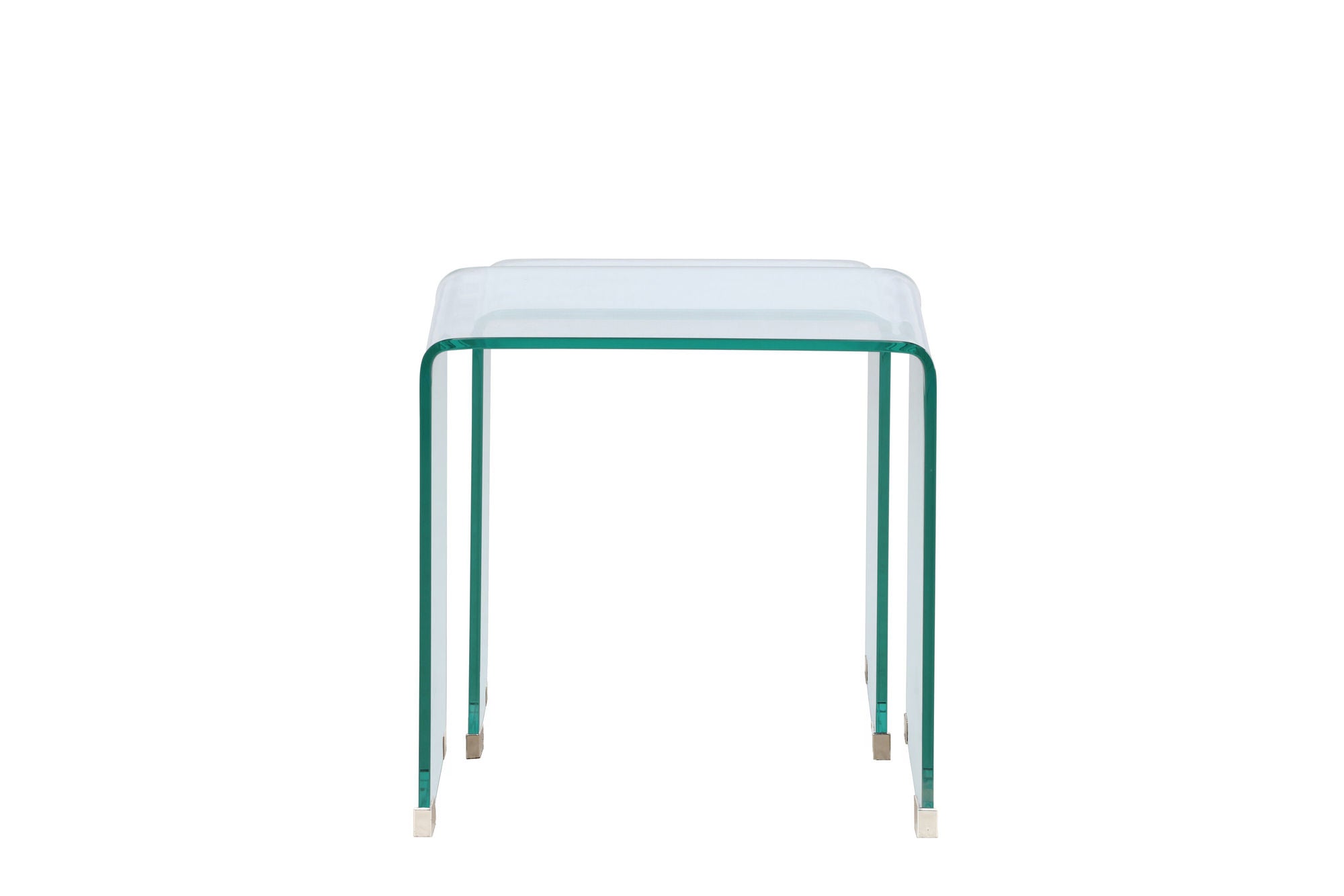 Venture Home Telemark Side bord 42x42x42 cm, 36x36x39 cm - Clear Glass
