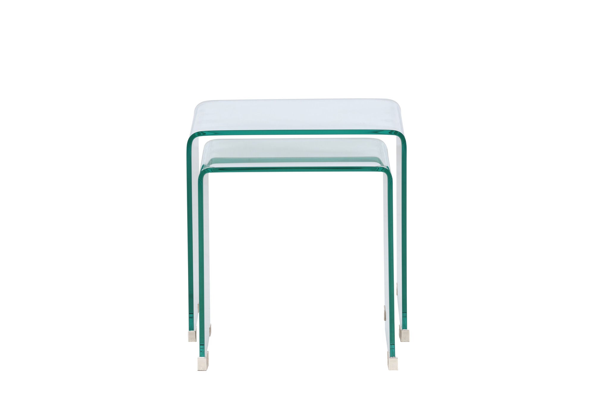 Venture Home Telemark Side bord 42x42x42 cm, 36x36x39 cm - Clear Glass