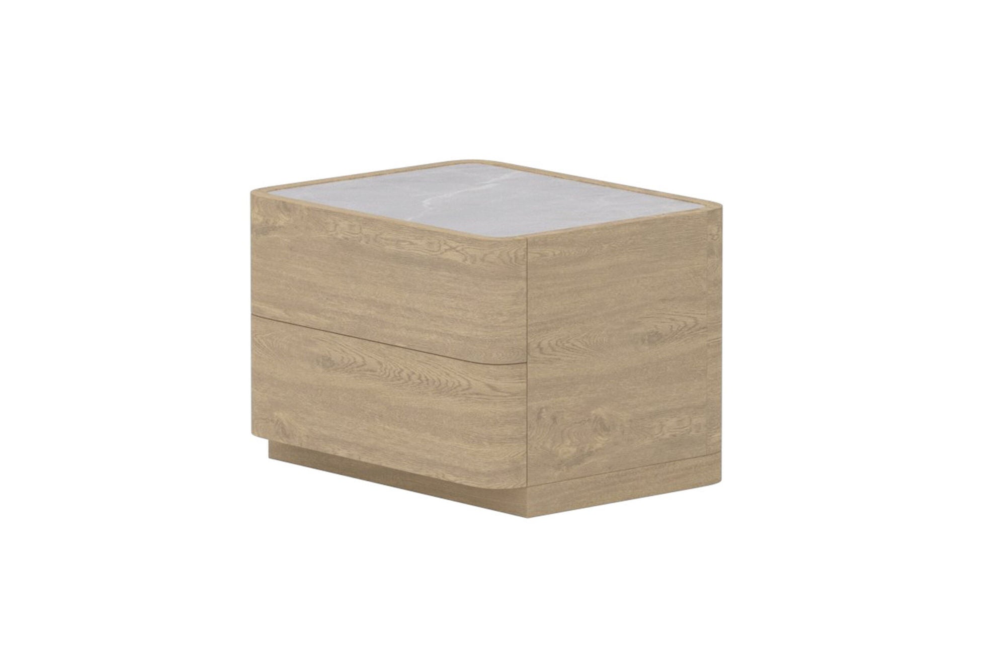 Venture Home Noble Drawer 40x50x36 cm - Nature MDF / 3D Paper Glass