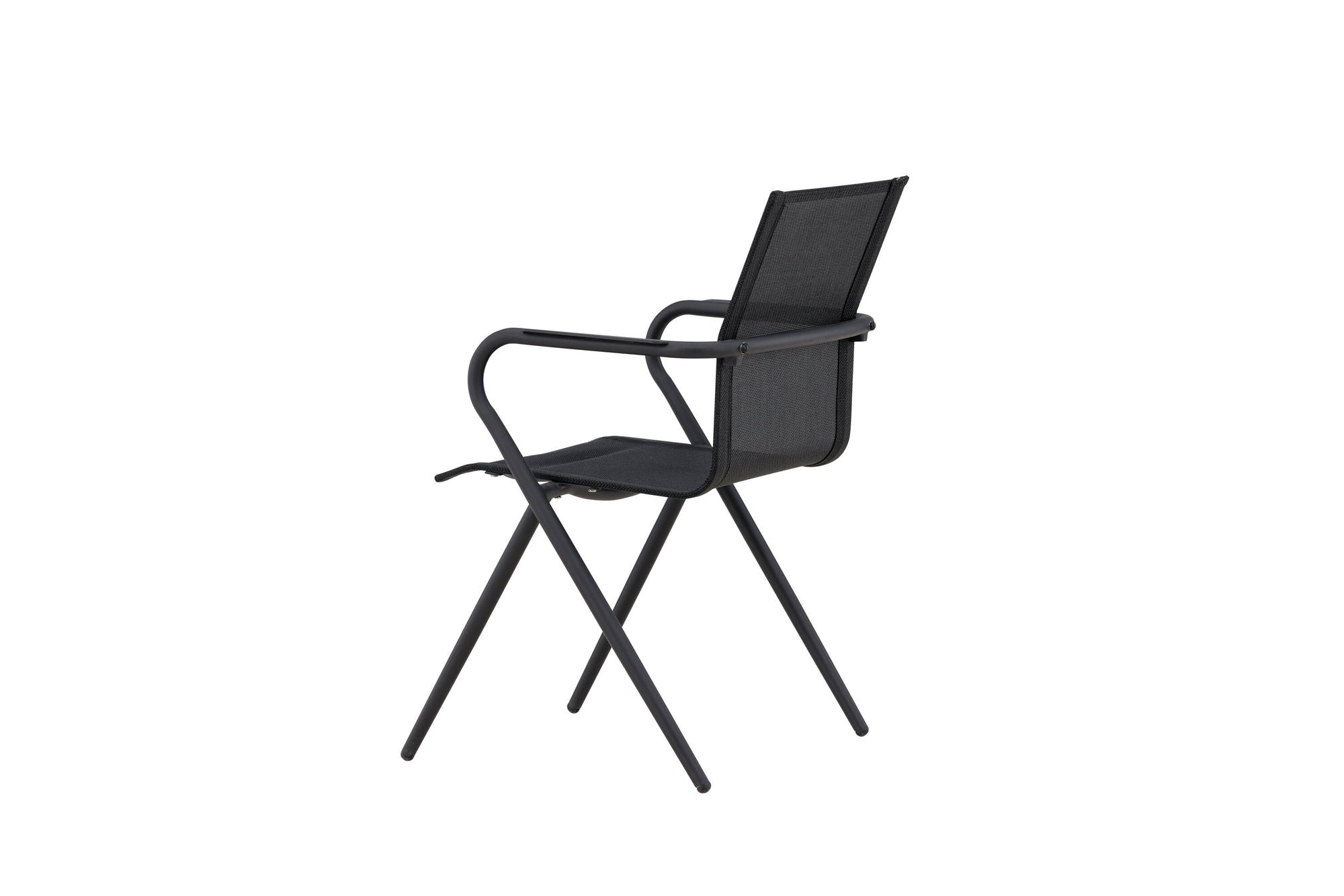 Venture Home Alina Spisebordsstol 6-pack - Black Alu / Black Textilene (Stackable stol)