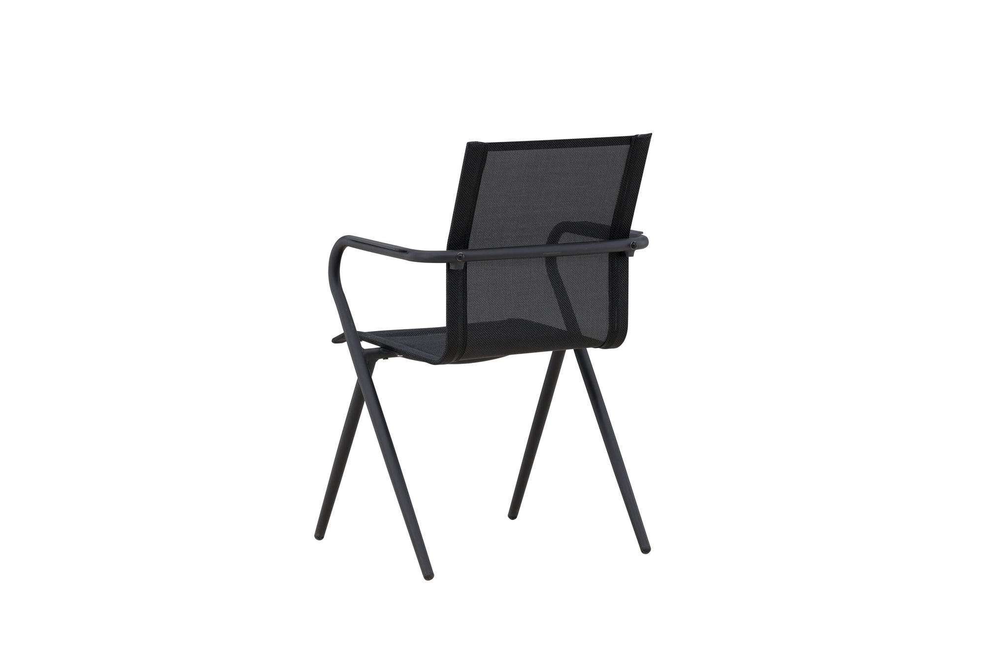 Venture Home Alina Spisebordsstol 6-pack - Black Alu / Black Textilene (Stackable stol)