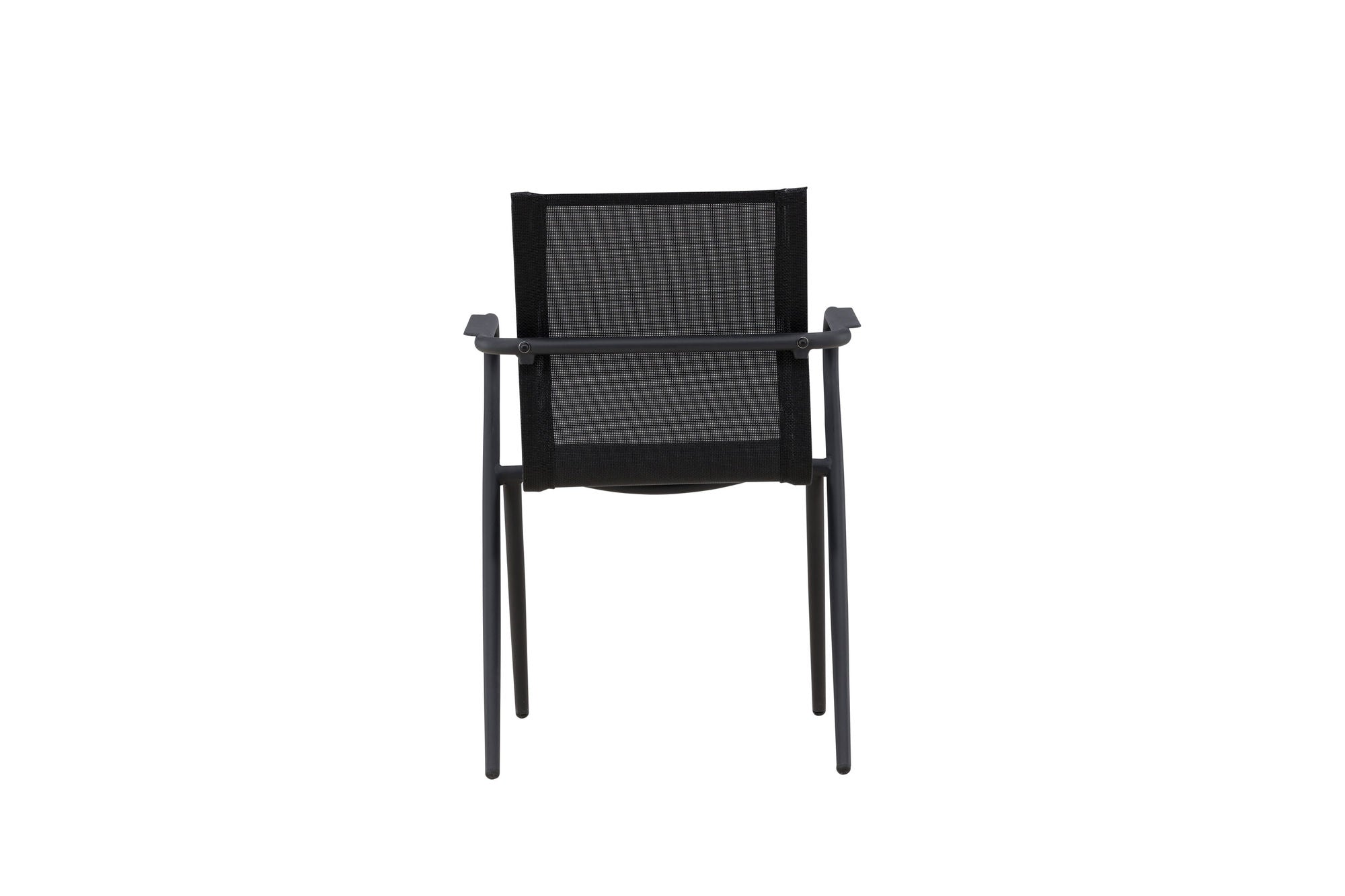 Venture Home Alina Spisebordsstol 6-pack - Black Alu / Black Textilene (Stackable stol)