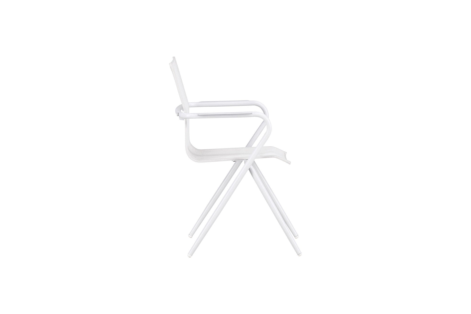 Venture Home Alina Spisebordsstol 6-pack - White Alu / White Textilene (Stackable stol)