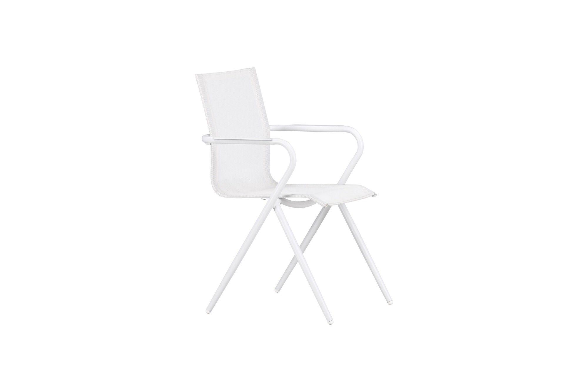 Venture Home Alina Spisebordsstol 6-pack - White Alu / White Textilene (Stackable stol)