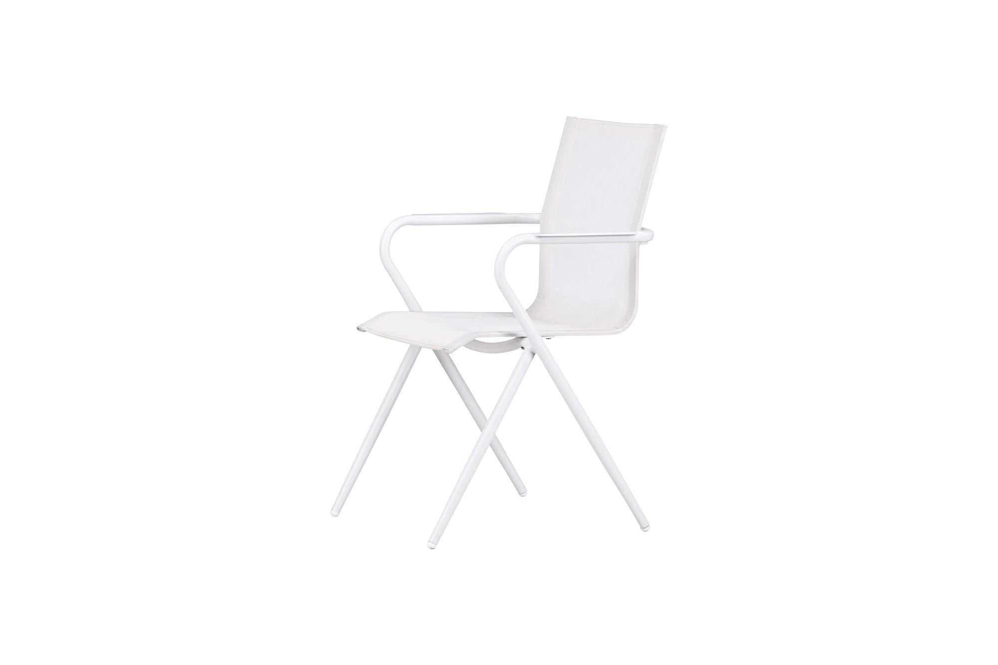 Venture Home Alina Spisebordsstol 6-pack - White Alu / White Textilene (Stackable stol)