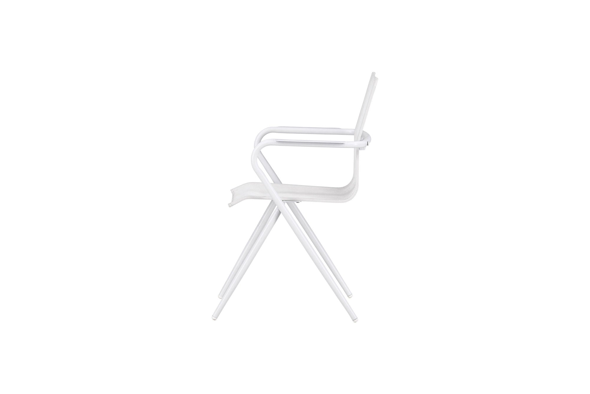 Venture Home Alina Spisebordsstol 6-pack - White Alu / White Textilene (Stackable stol)