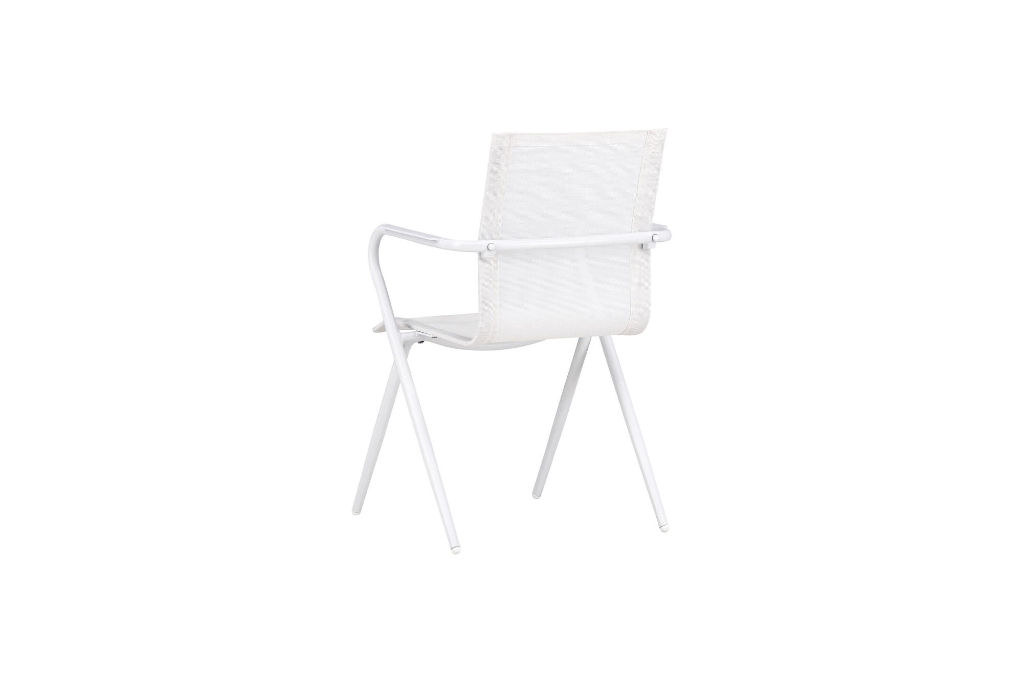 Venture Home Alina Spisebordsstol 6-pack - White Alu / White Textilene (Stackable stol)