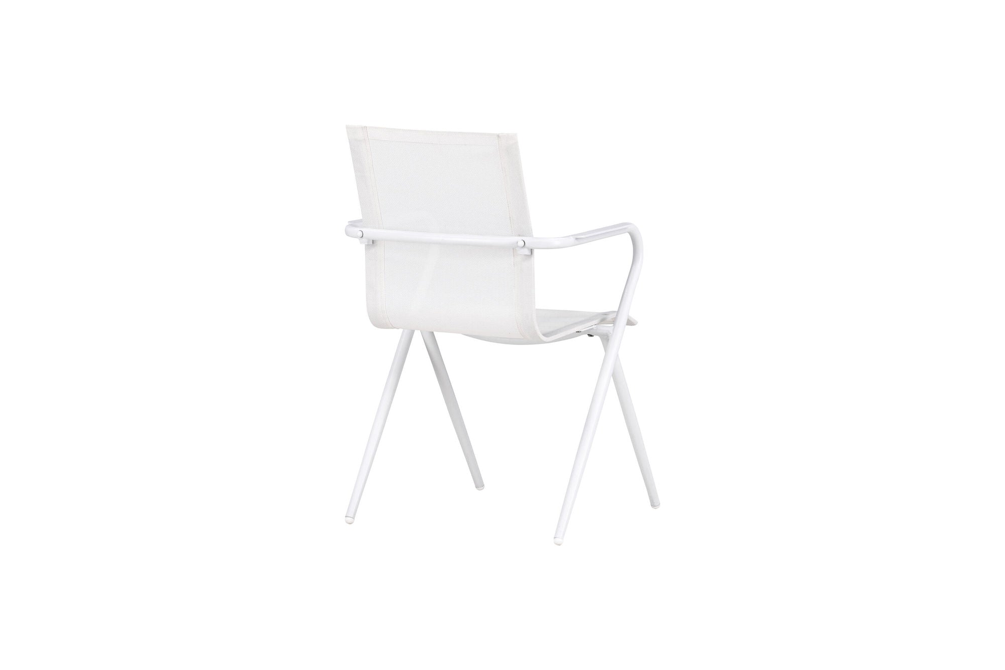 Venture Home Alina Spisebordsstol 6-pack - White Alu / White Textilene (Stackable stol)
