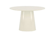 Venture Home Lanzo spisebord ø120 - Glossy Beige