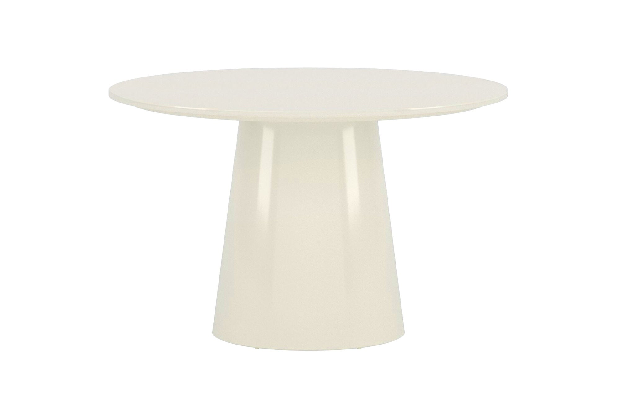 Venture Home Lanzo spisebord ø120 - Glossy Beige