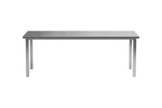 Venture Home Cilo spisebord 210x95x75 cm - Stainless Silver