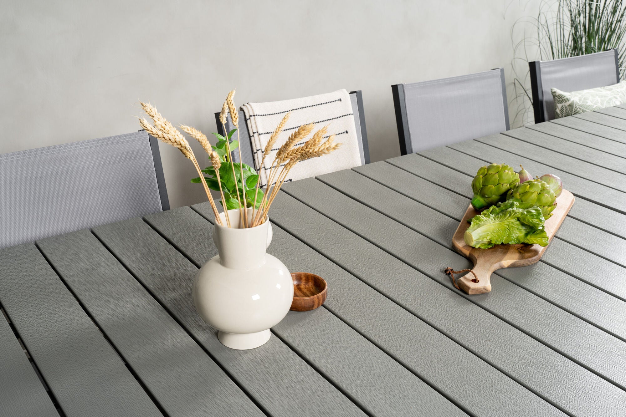 Venture Home Levels spisebord 224/324*100 - Black Aintwood +Copacabana Arm stol (stackabl