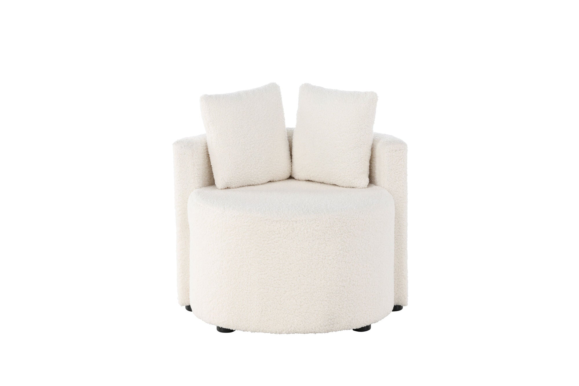 Venture Home Kelso Kids 2-seat Sofa - White / Teddy FSC 100%