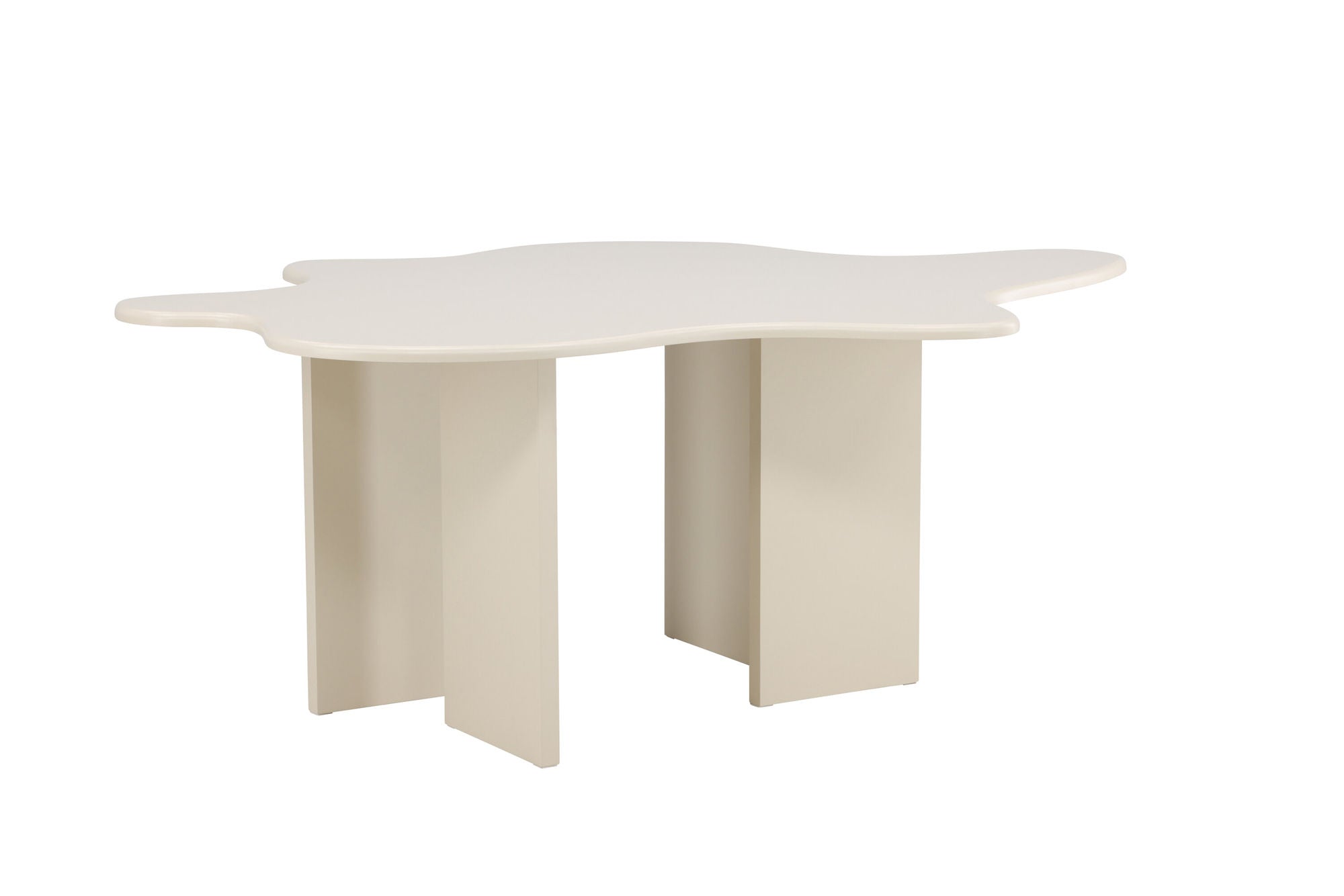 Vind Flower spisebord 190x123x76 cm - MDF Beige Painting FSC 100%
