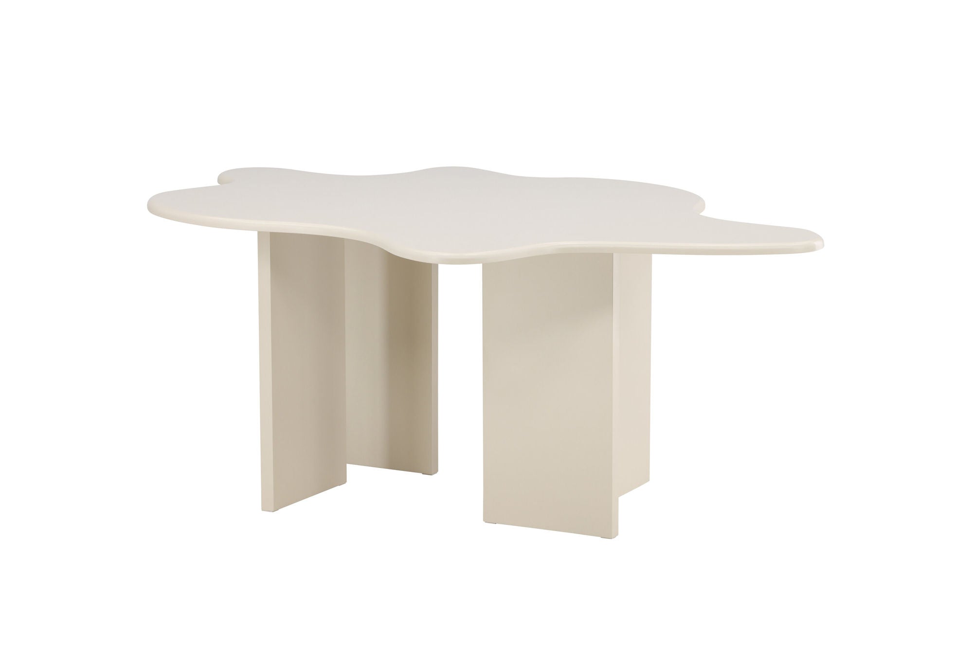 Vind Flower spisebord 190x123x76 cm - MDF Beige Painting FSC 100%