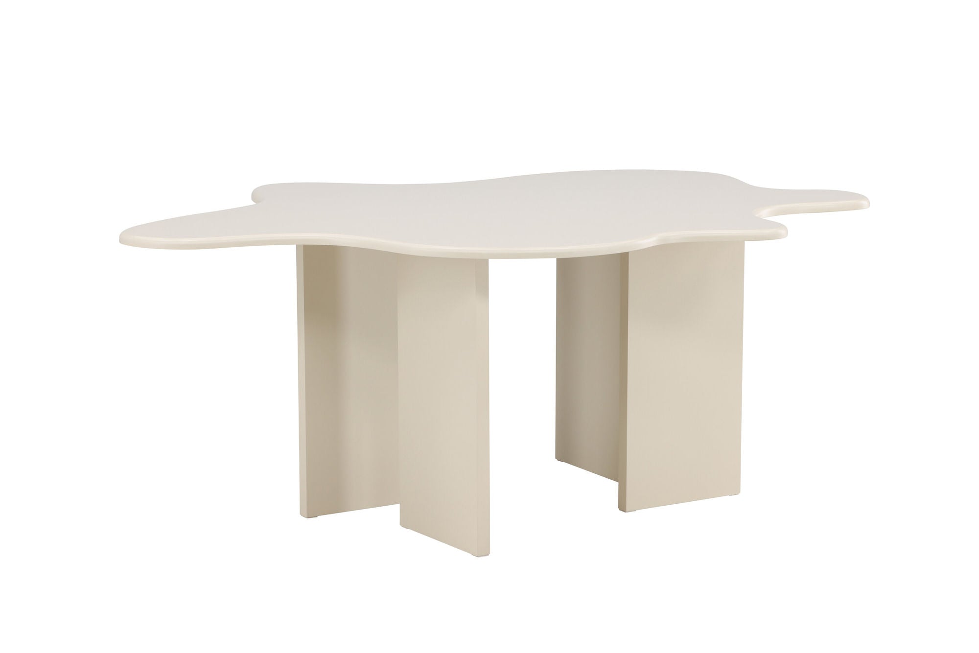 Vind Flower spisebord 190x123x76 cm - MDF Beige Painting FSC 100%