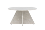 Venture Home Bootcut Sofa bord 45x80x80 cm - Beige Marblelook