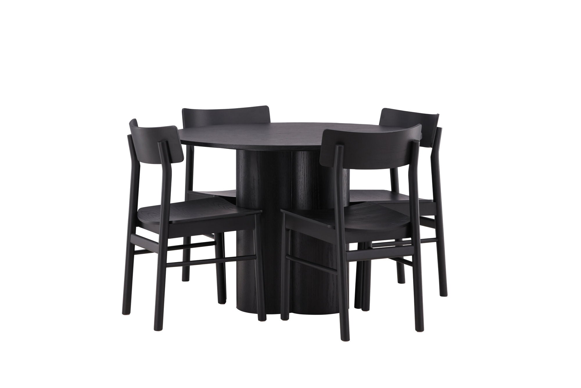 Venture Home OliviaDiningbord-Black/BlackVeneer+MontrosDiningstol-Natural/NaturalRubberwood_4