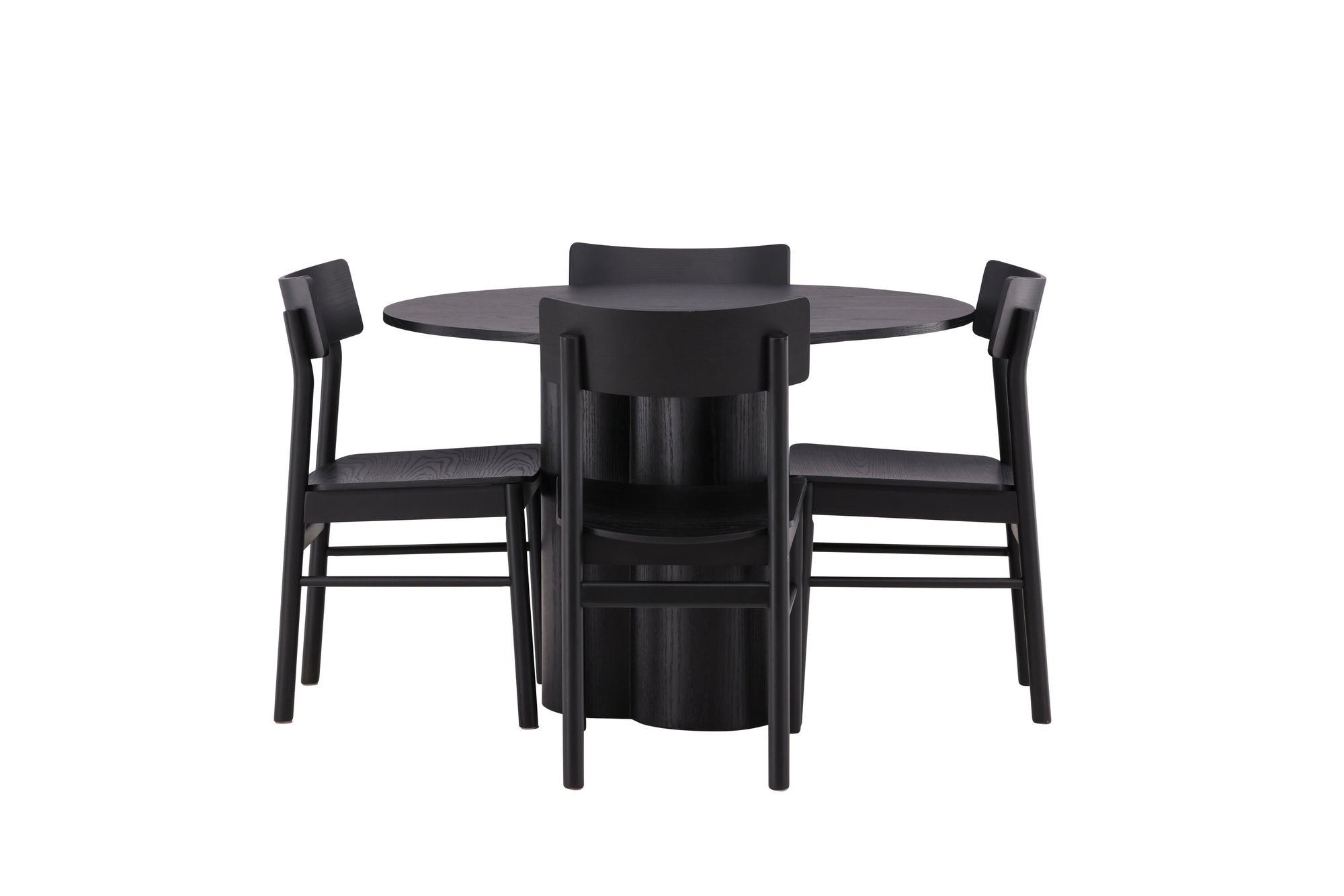Venture Home OliviaDiningbord-Black/BlackVeneer+MontrosDiningstol-Natural/NaturalRubberwood_4