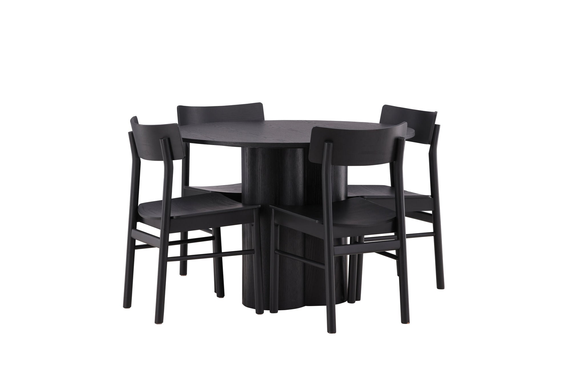 Venture Home OliviaDiningbord-Black/BlackVeneer+MontrosDiningstol-Natural/NaturalRubberwood_4