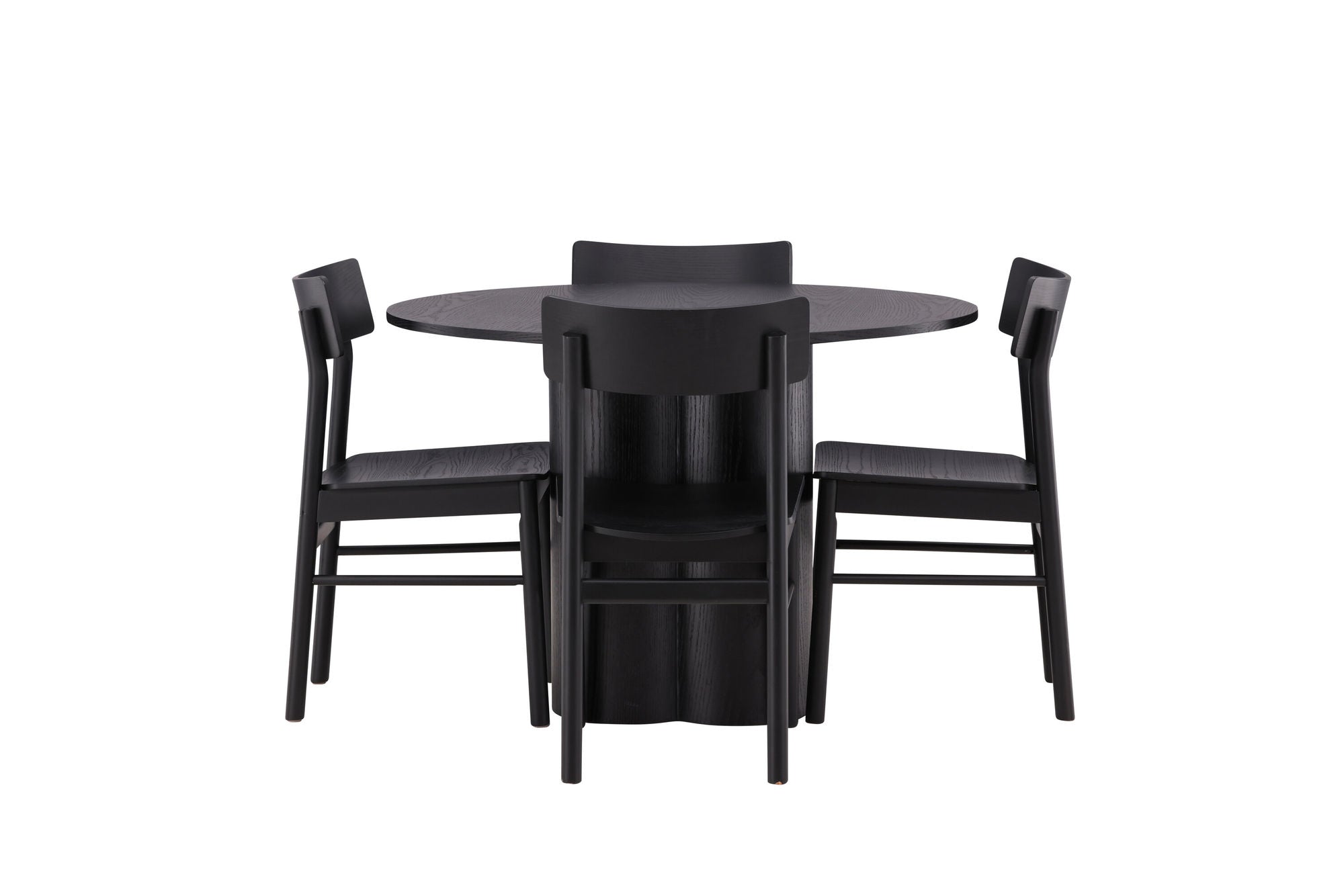 Venture Home OliviaDiningbord-Black/BlackVeneer+MontrosDiningstol-Natural/NaturalRubberwood_4