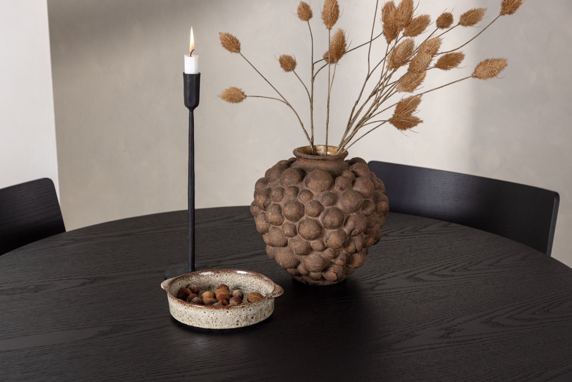 Venture Home OliviaDiningbord-Black/BlackVeneer+MontrosDiningstol-Natural/NaturalRubberwood_4