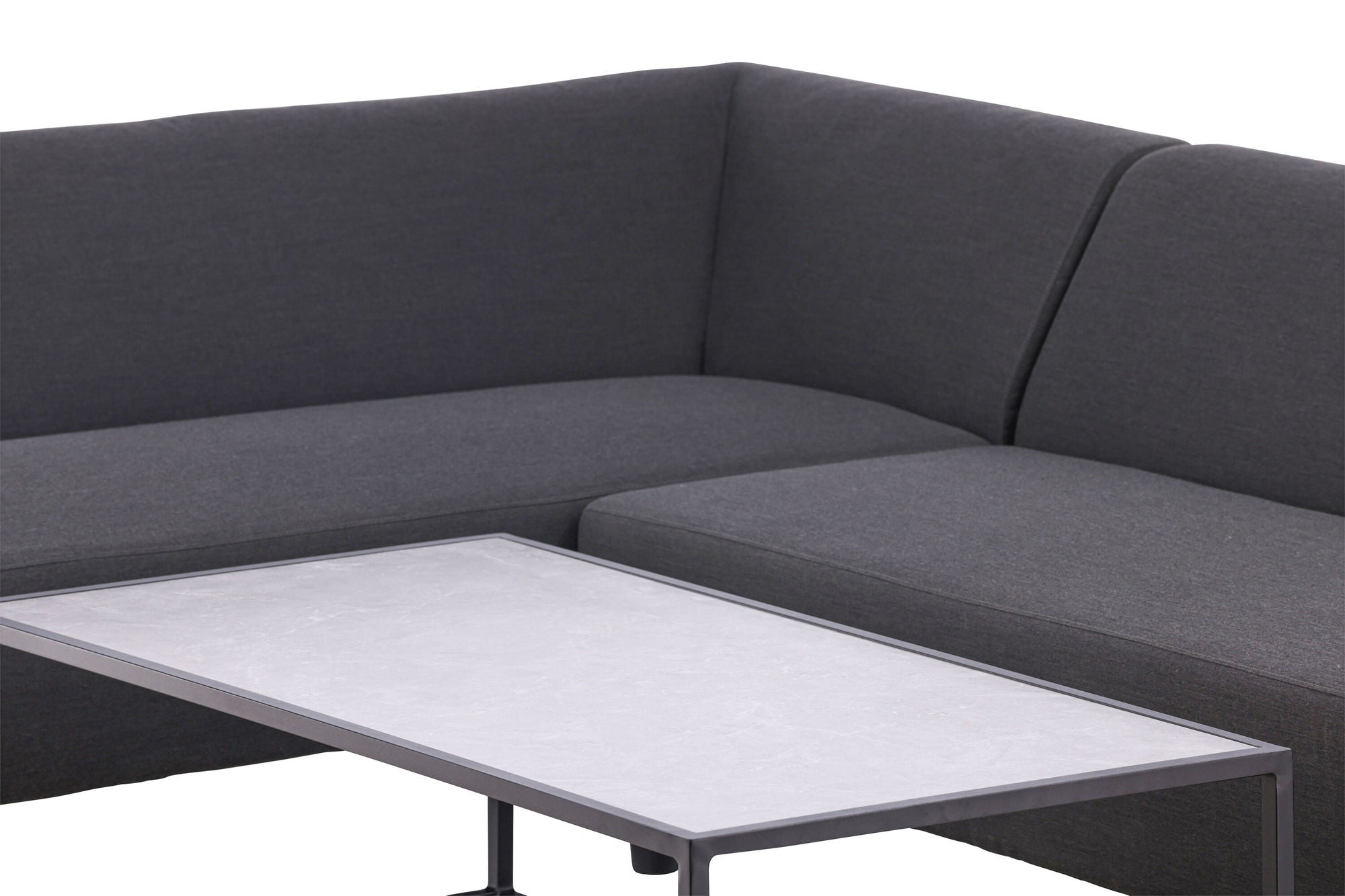 Venture Home Mecka hjørne Sofa set with bord / Dark Grey