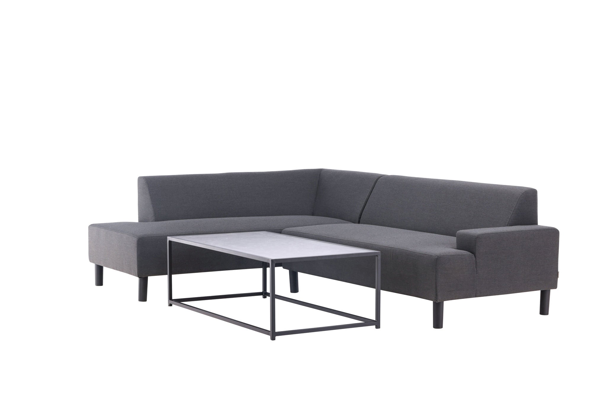 Venture Home Mecka hjørne Sofa set with bord / Dark Grey