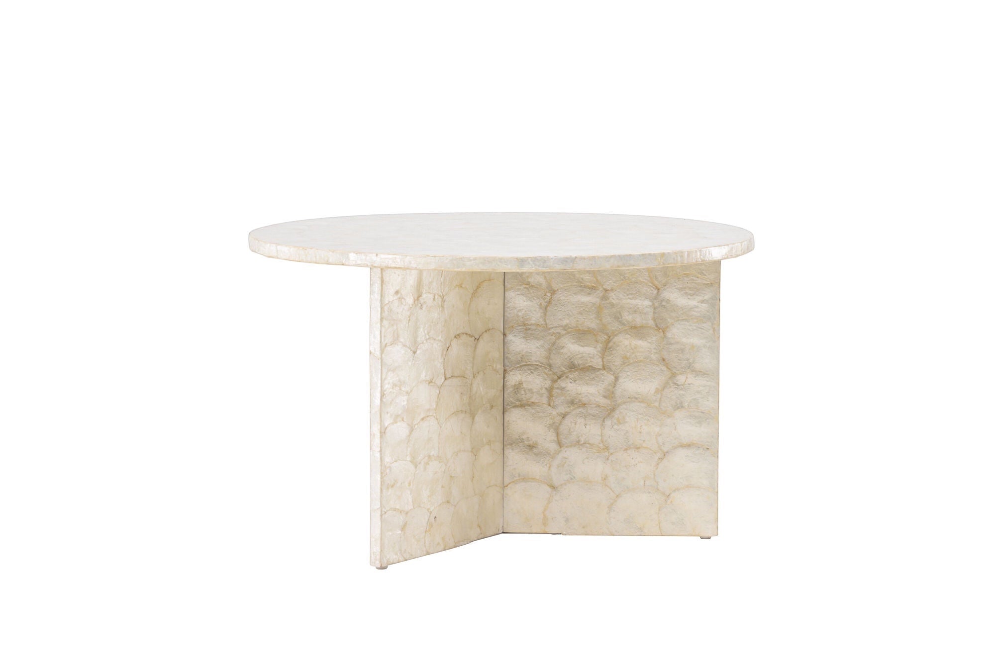 Vind Smögen Sofa bord ⌀70 + Smögen Sofa bord ⌀40 - Capiz / Natural