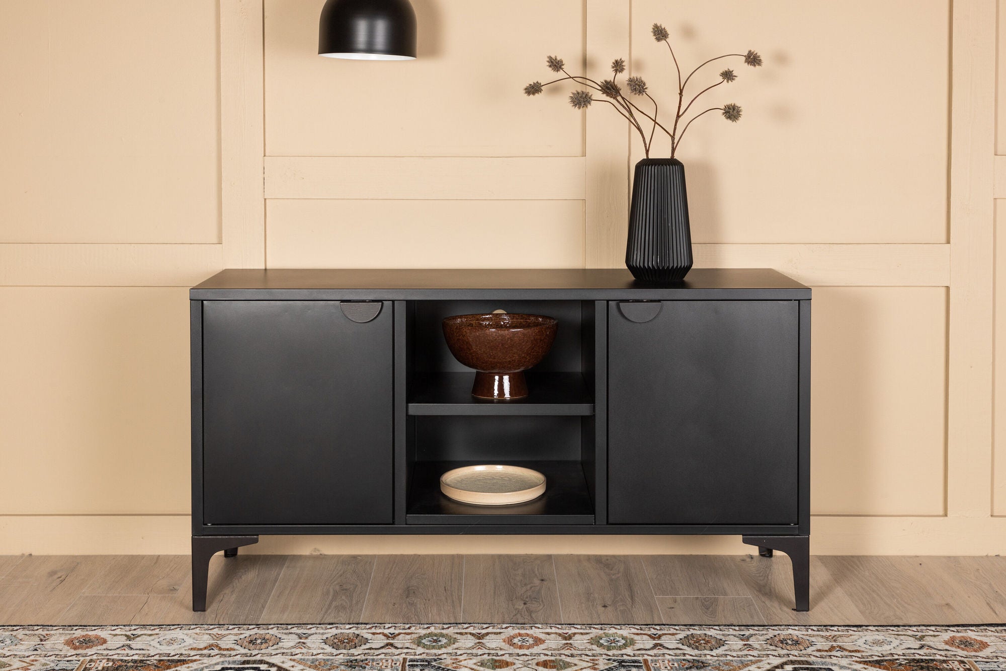 Venture Home Piring TV-Stand - Black / Black - Ersätter 15618-208