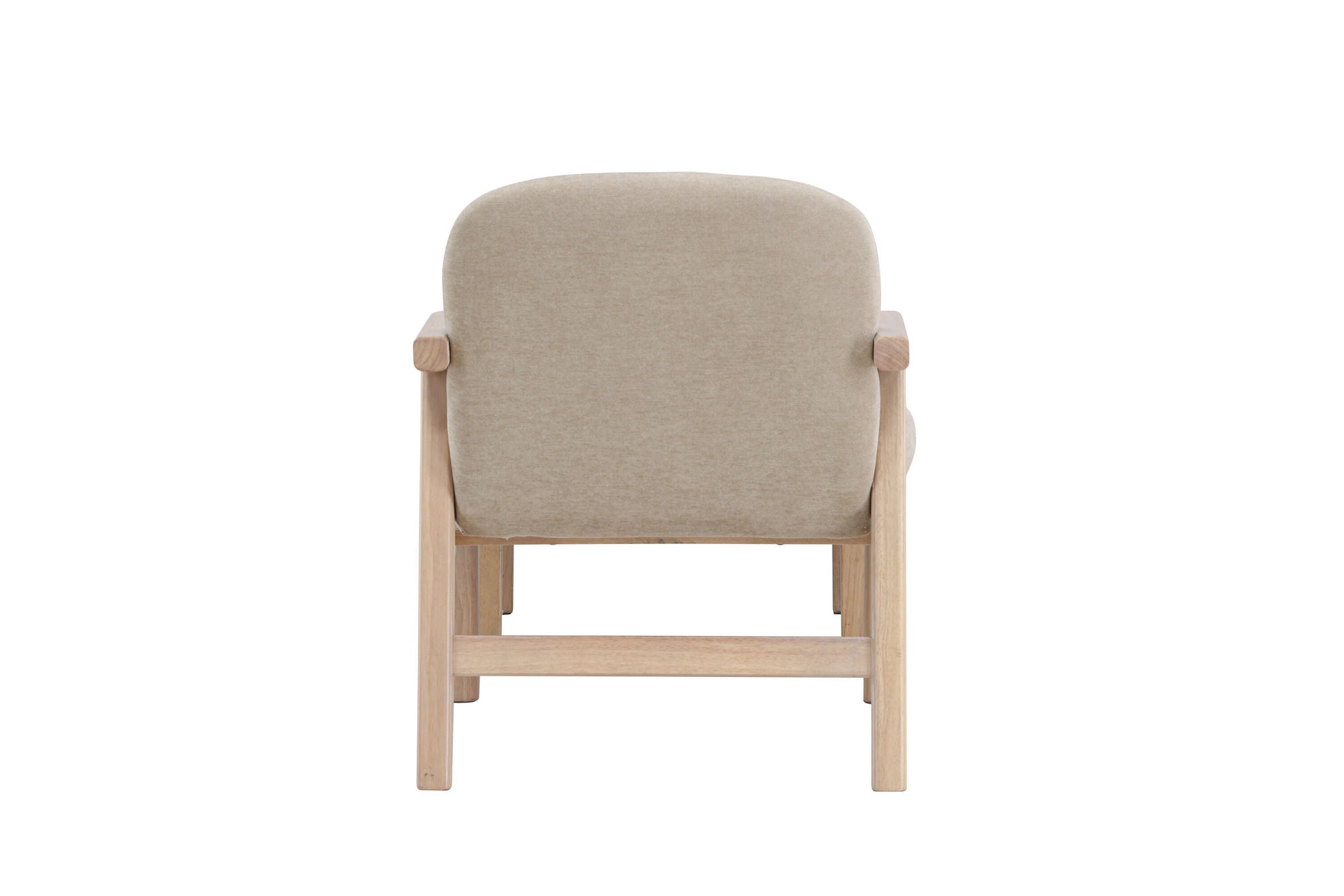 Venture Home Rile Armchair + Ottoman - Whitewash/ Beige