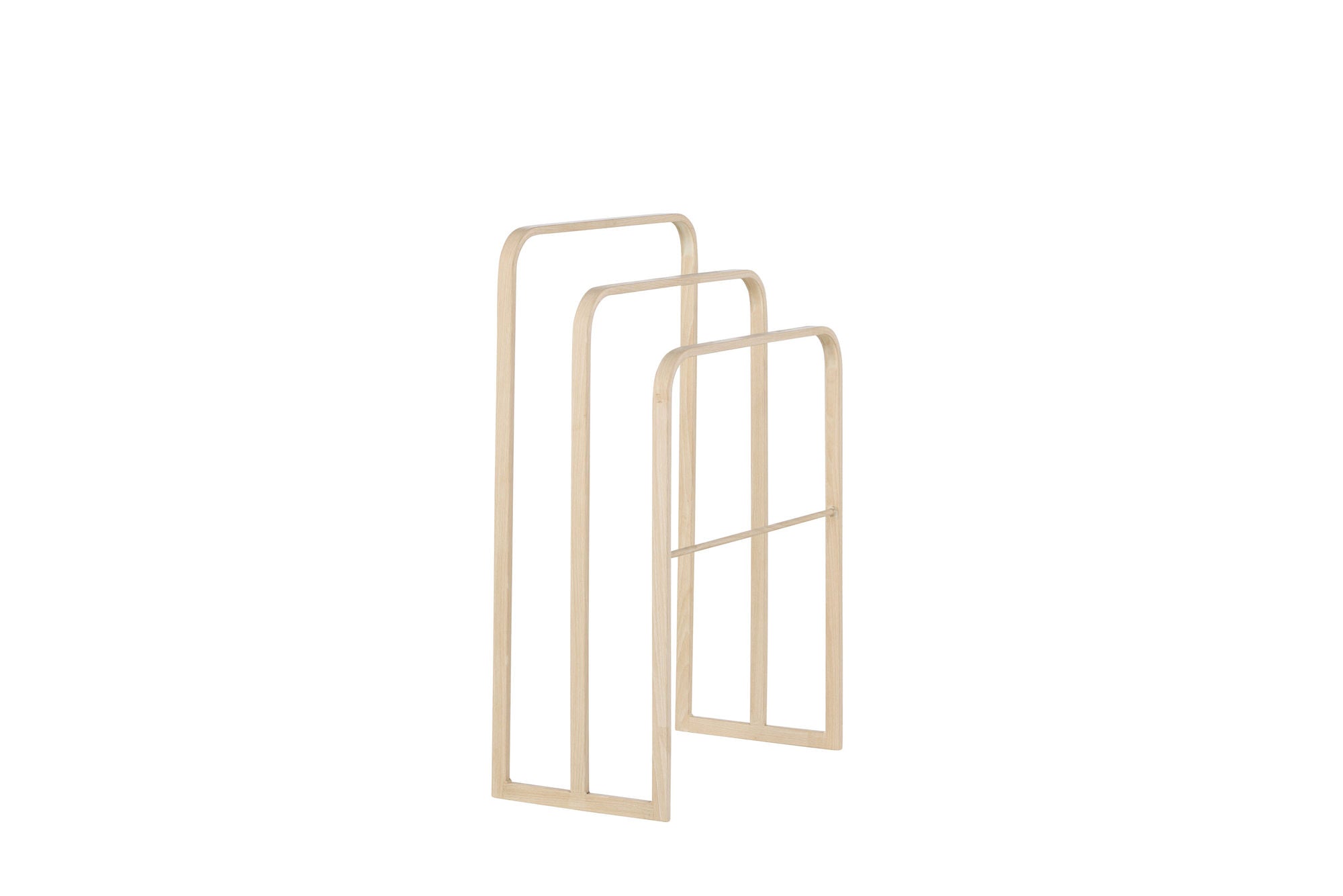 Vind Drammen Clothing Hanger - Whitewash / Steel