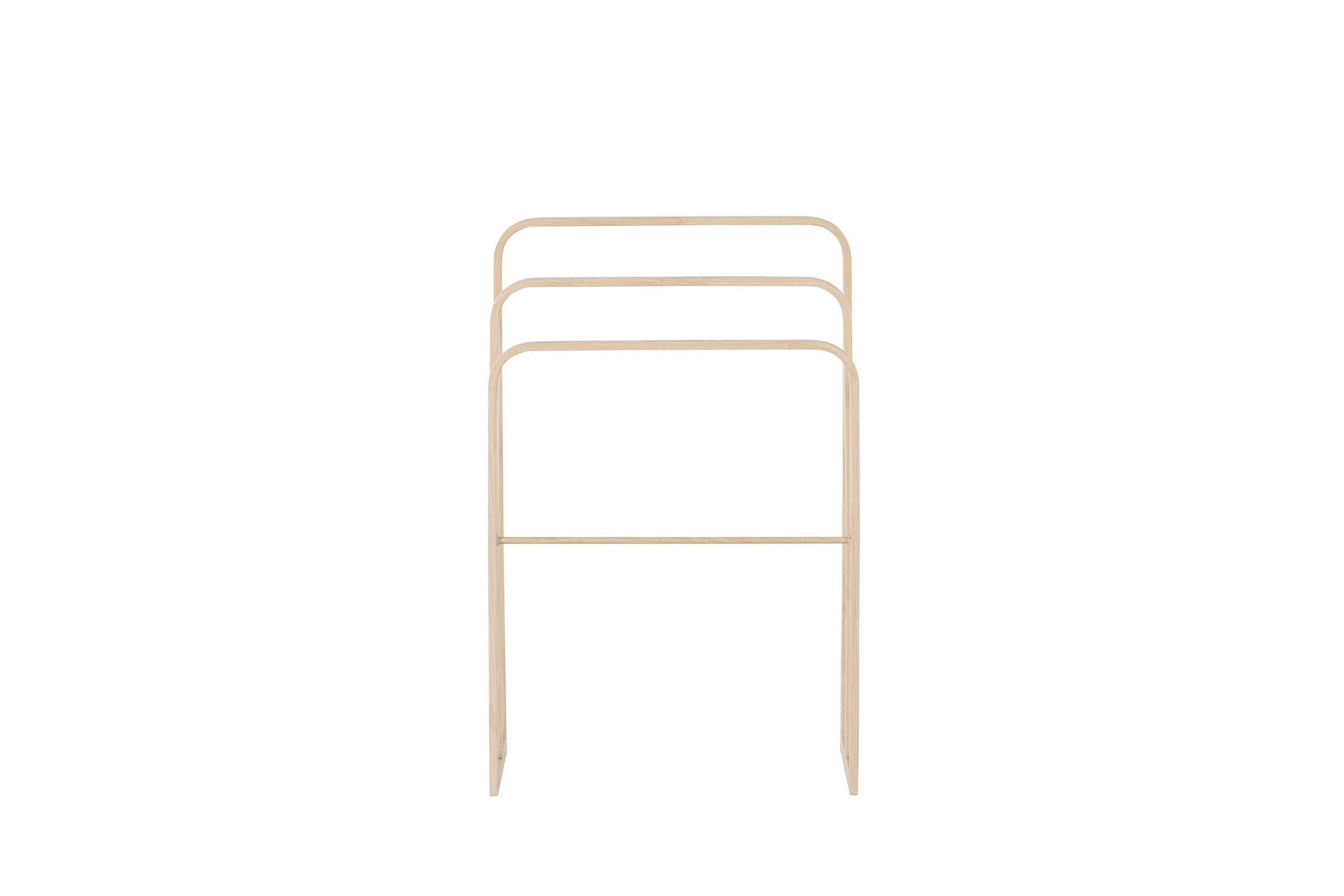 Vind Drammen Clothing Hanger - Whitewash / Steel