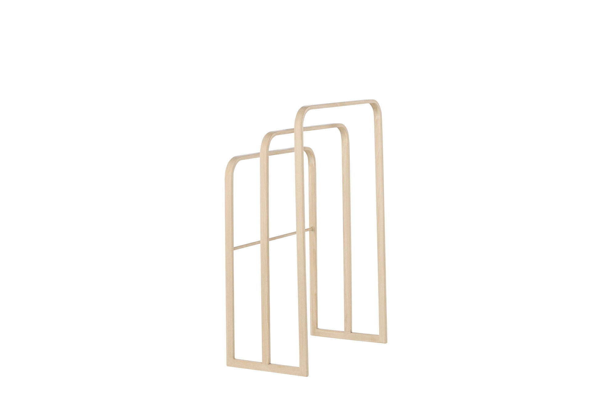 Vind Drammen Clothing Hanger - Whitewash / Steel