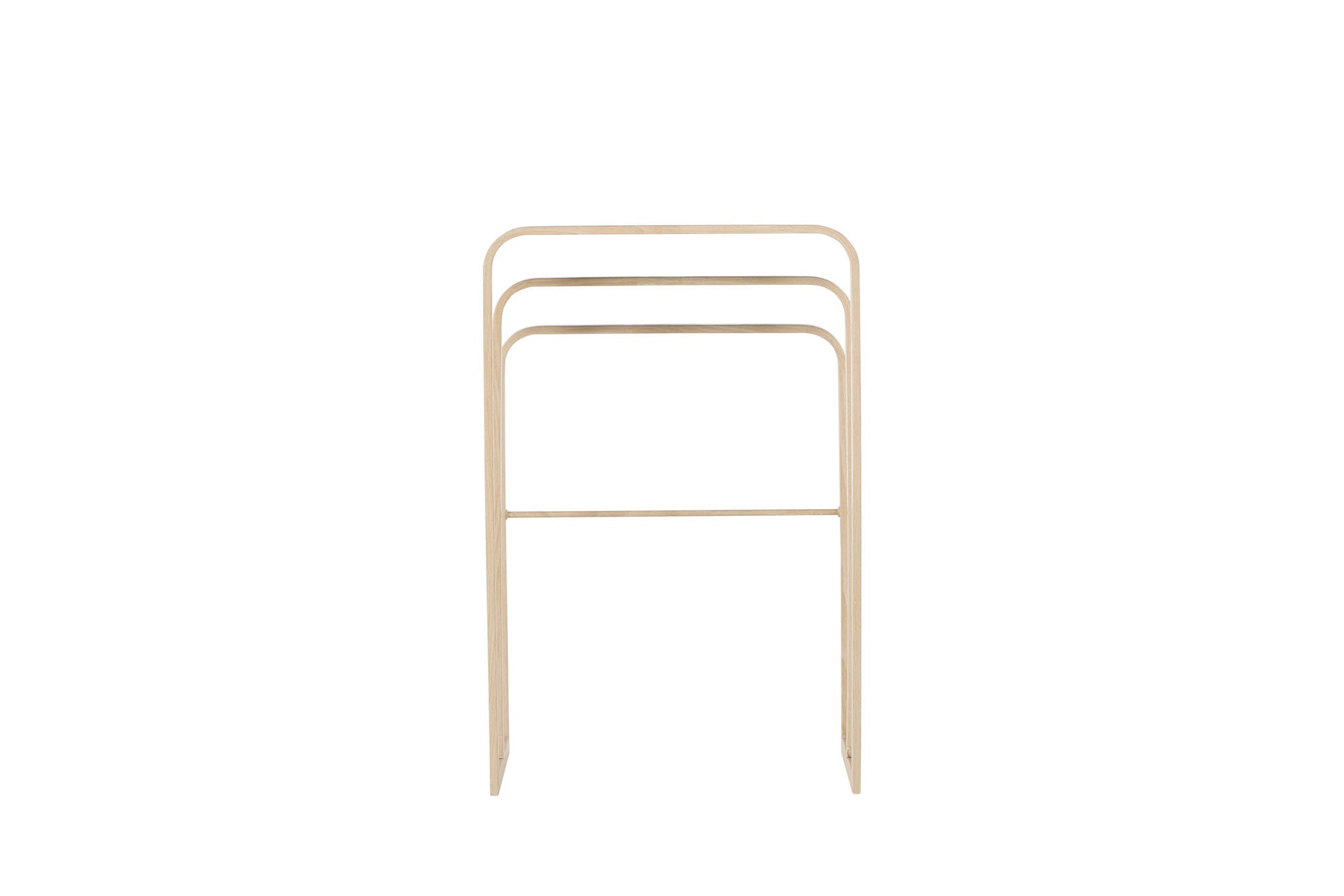 Vind Drammen Clothing Hanger - Whitewash / Steel