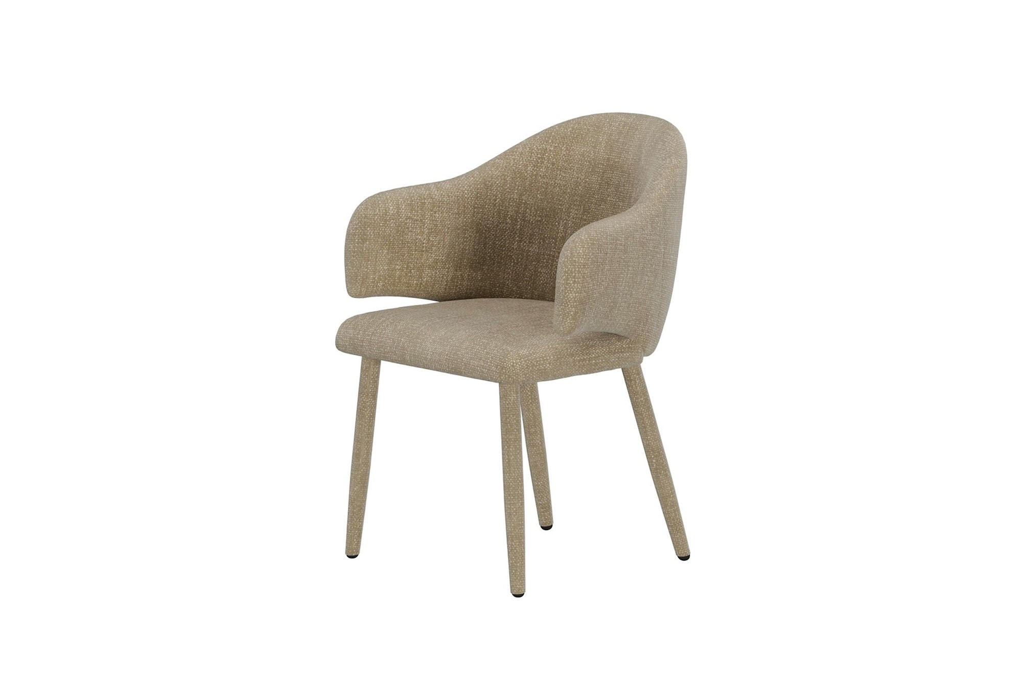 Venture Home Evelin Spisebordsstol 2-pack - Beige Velvet / Beige Velvet