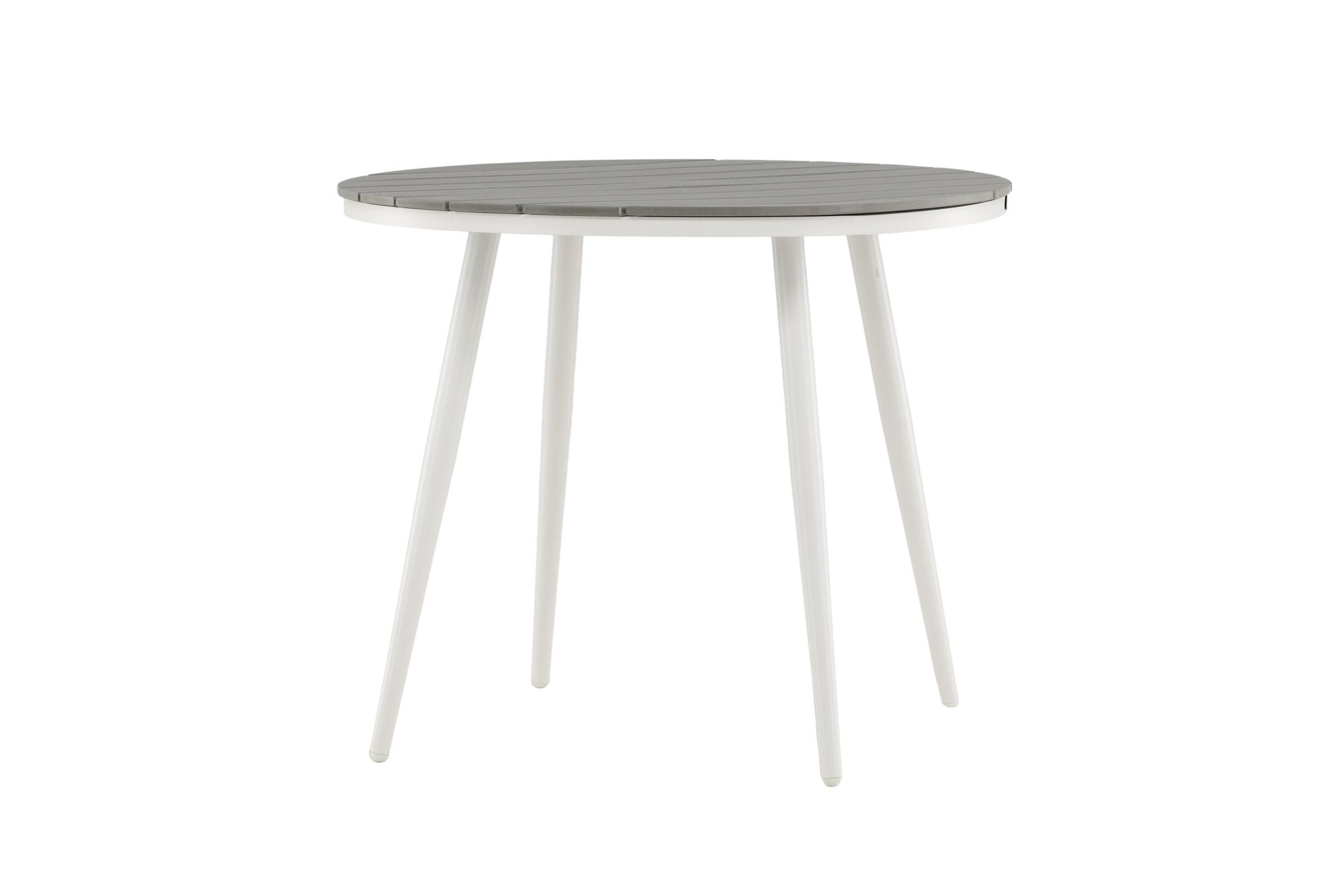Venture Home Break - spisebord rund- White / Grey - Alu / Aintwood - 90ø