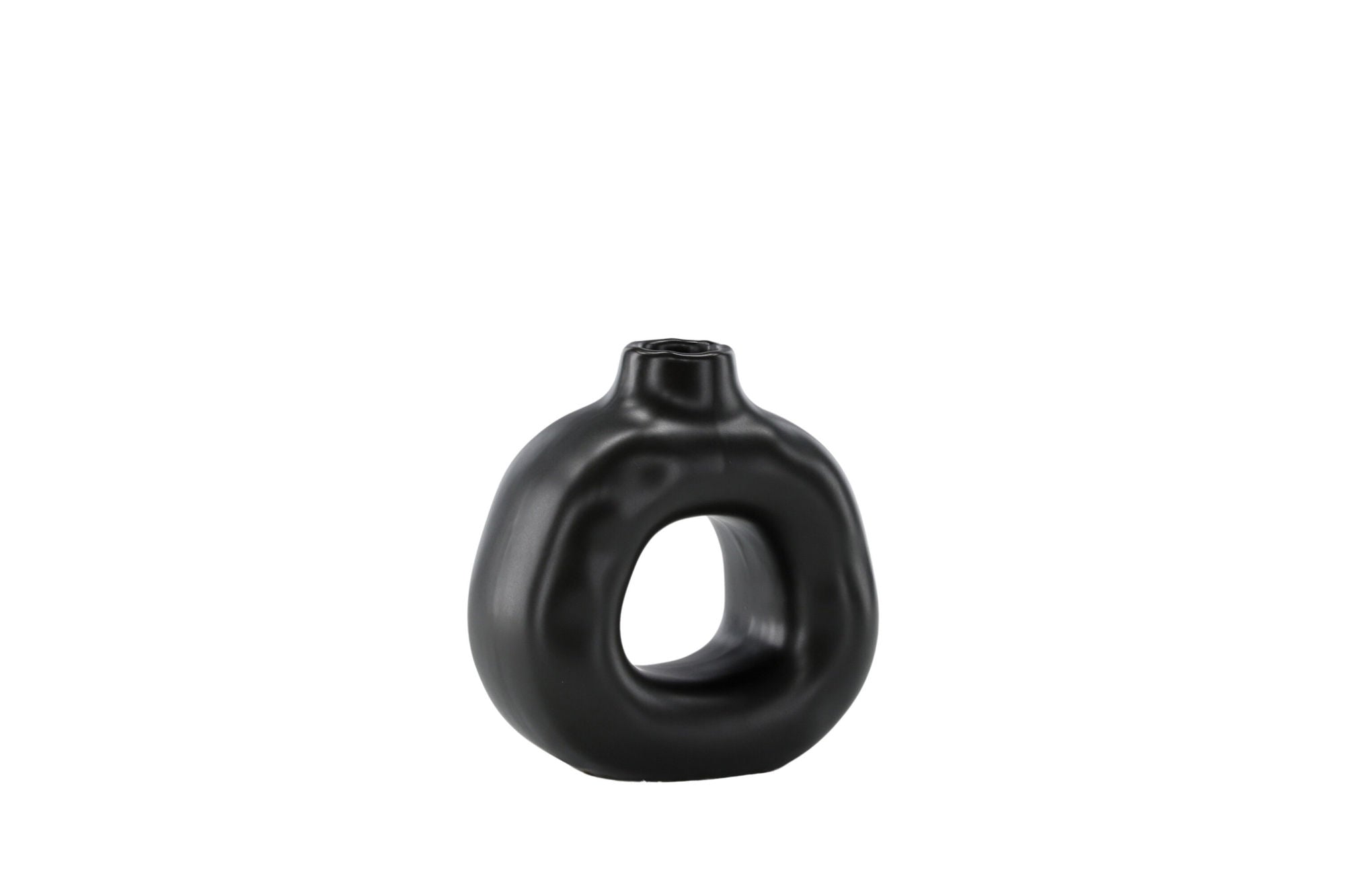 Venture Home Judi Candlestick - Matte black - 13*6*13Hcm