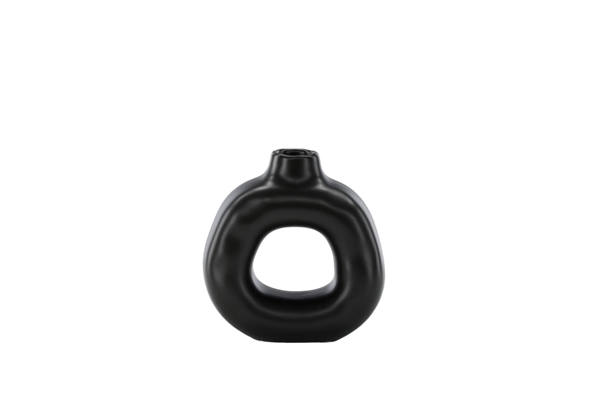 Venture Home Judi Candlestick - Matte black - 13*6*13Hcm