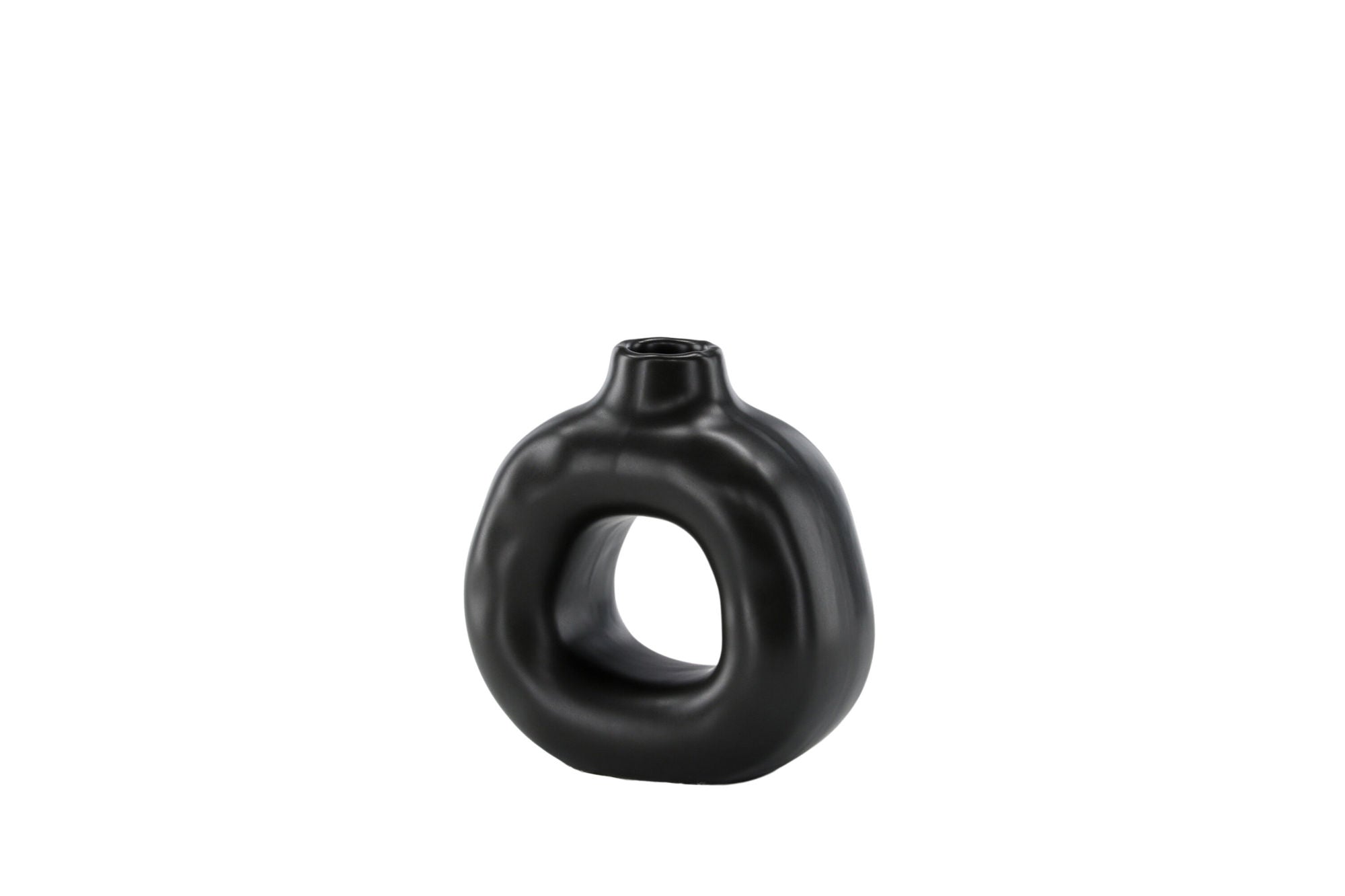 Venture Home Judi Candlestick - Matte black - 13*6*13Hcm