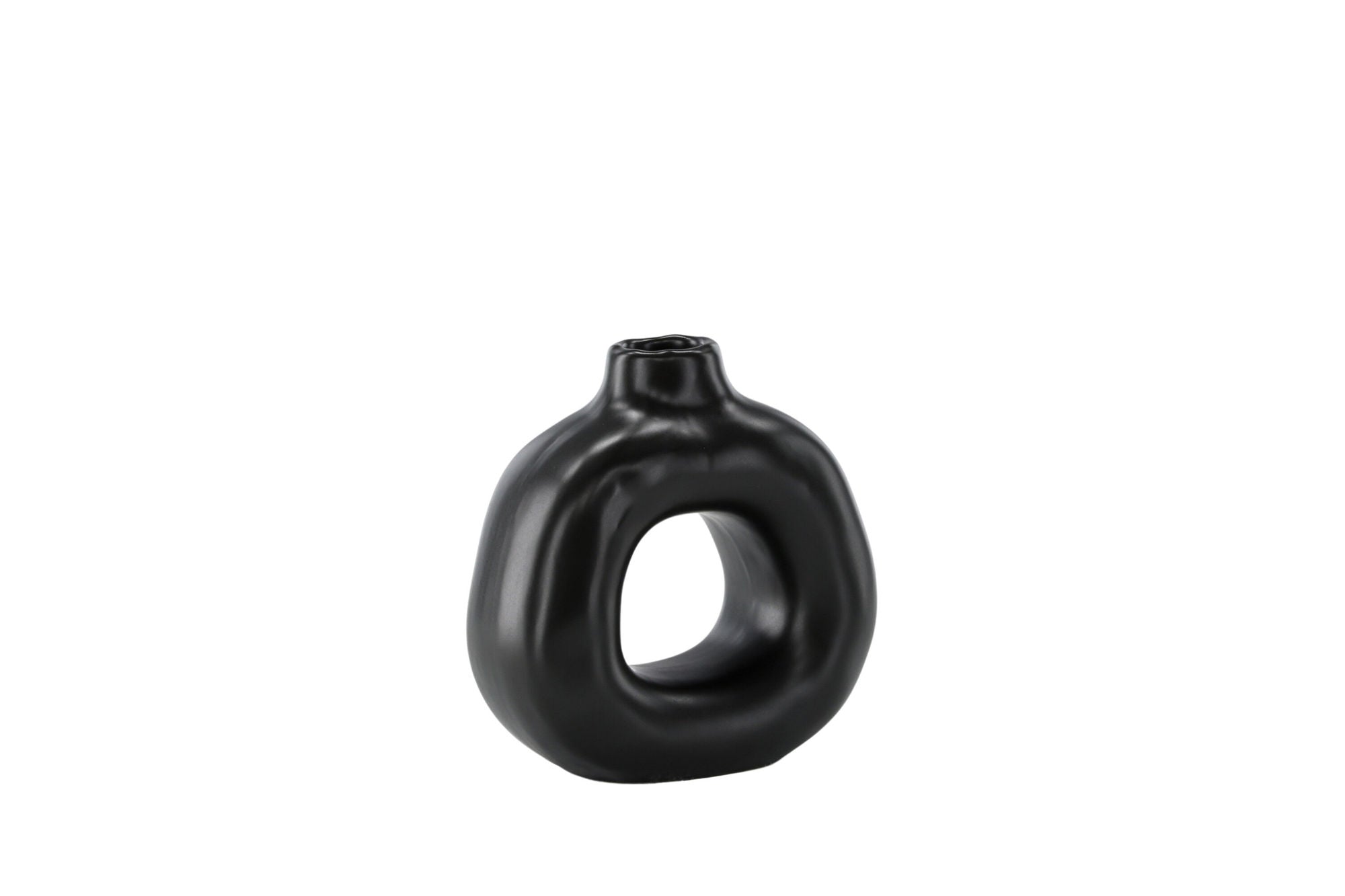 Venture Home Judi Candlestick - Matte black - 13*6*13Hcm