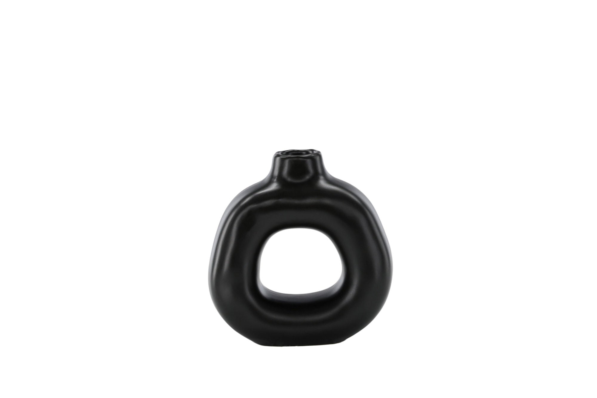 Venture Home Judi Candlestick - Matte black - 13*6*13Hcm