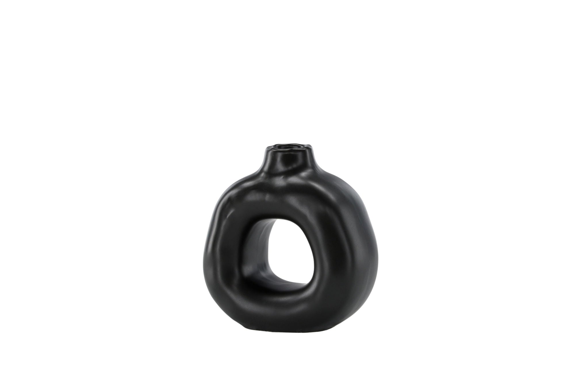 Venture Home Judi Candlestick - Matte black - 13*6*13Hcm